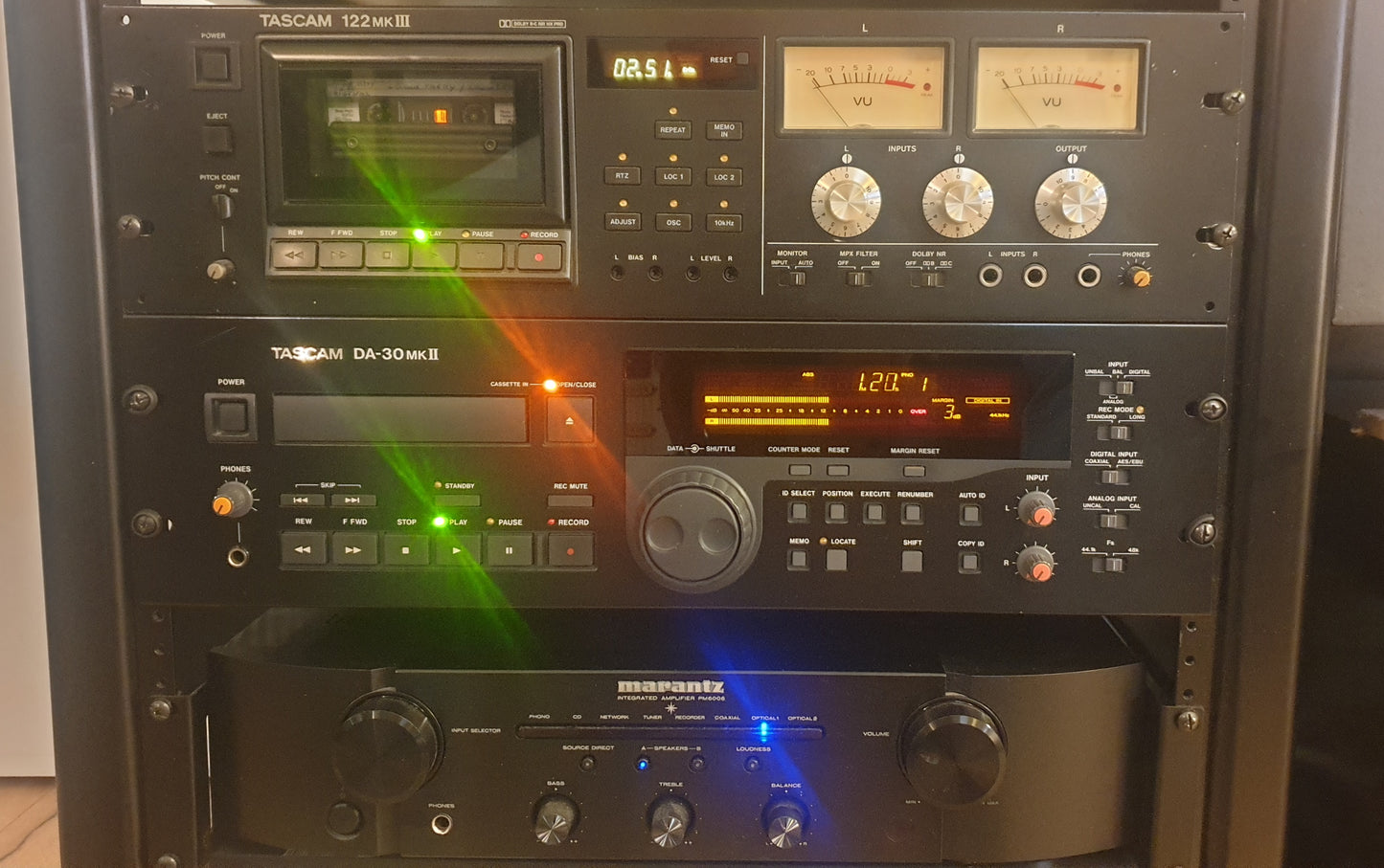 Appareils de lecture DAT Tascam DA-30 mkII et Cassettes Tascam 122 mkIII