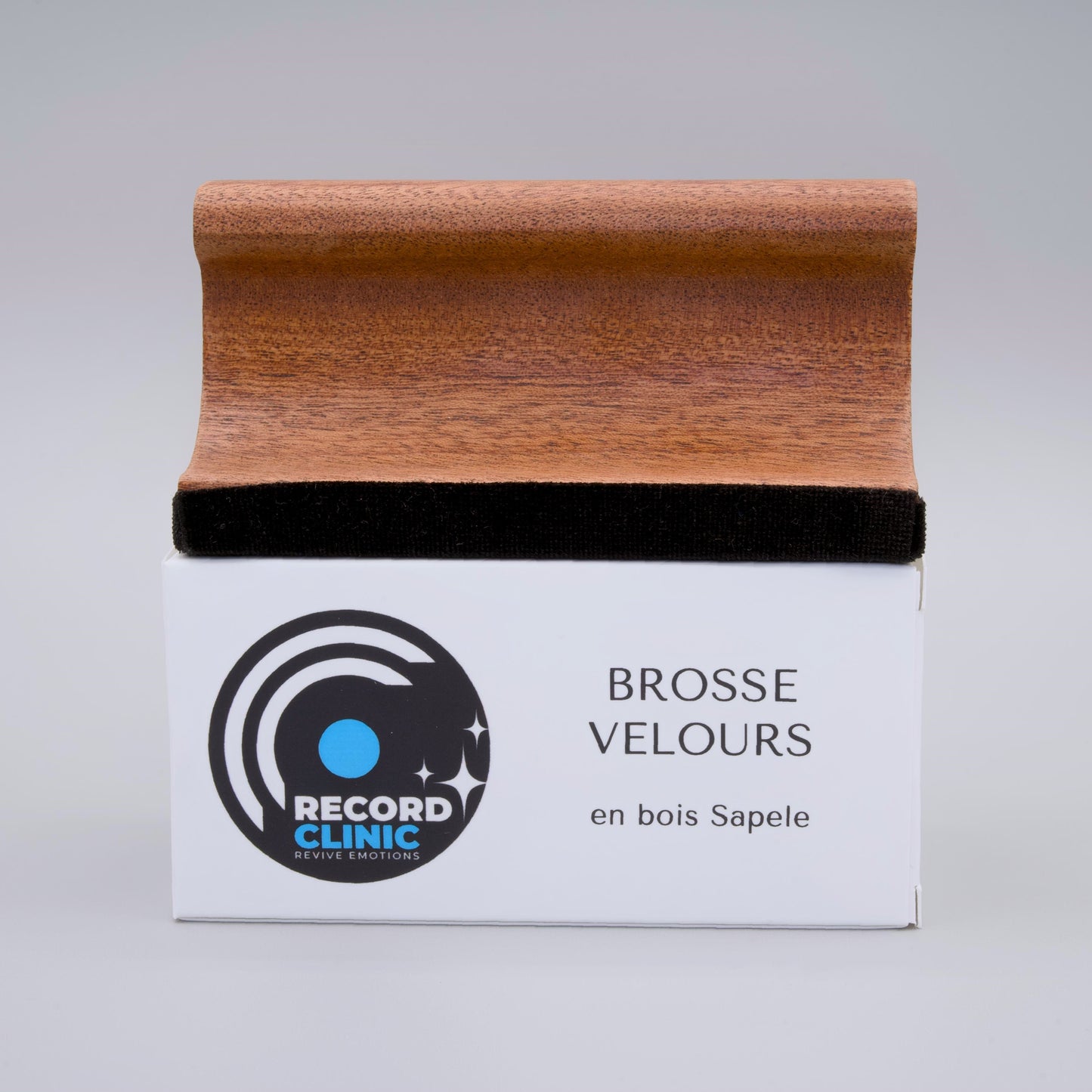 Sapele wood velvet brush