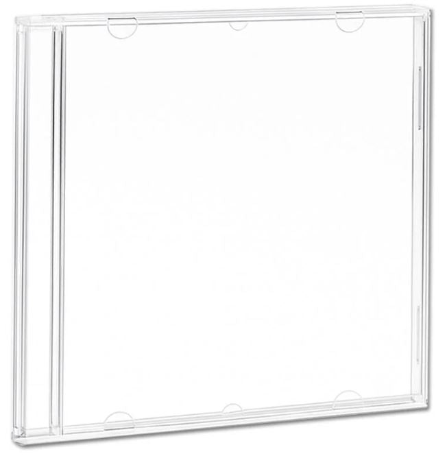 Boitiers CD Crystal (sans plateau) - Jewel Case x25