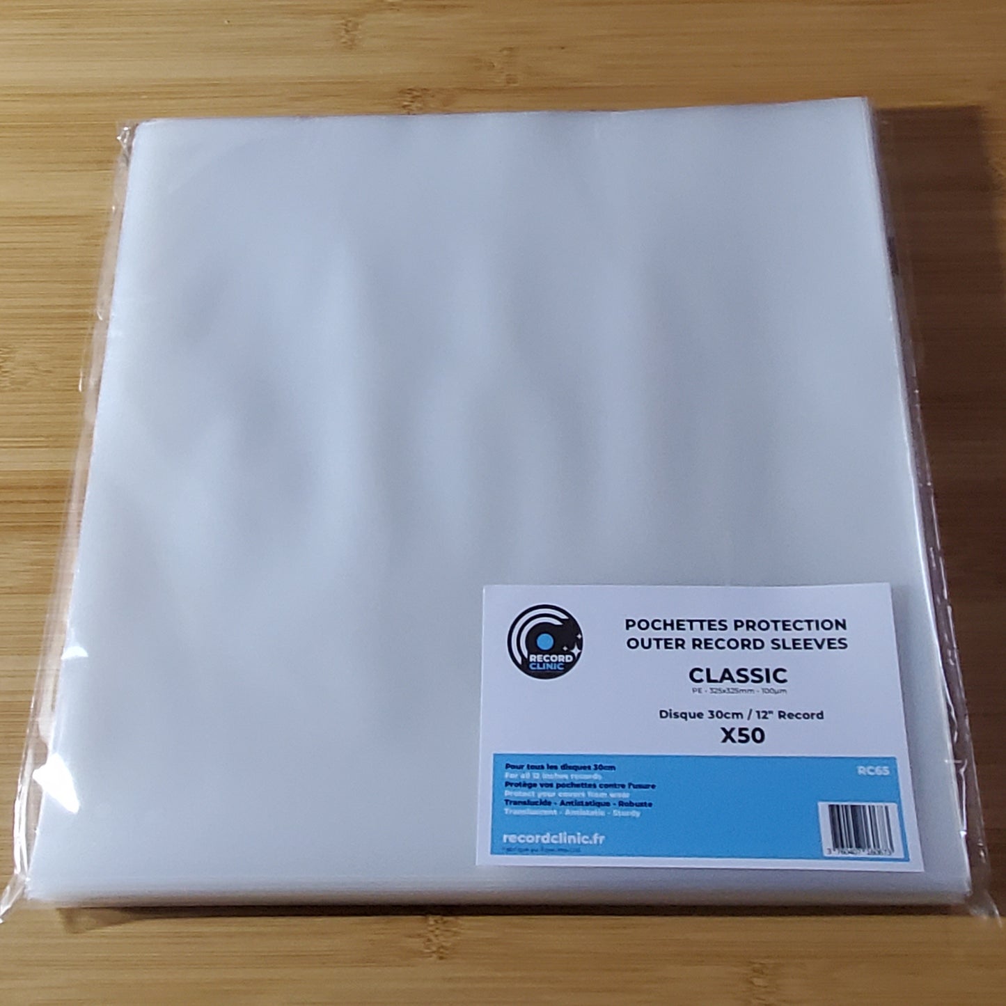 Premium 30cm Vinyl Record Sleeves (x100) [Bulk]