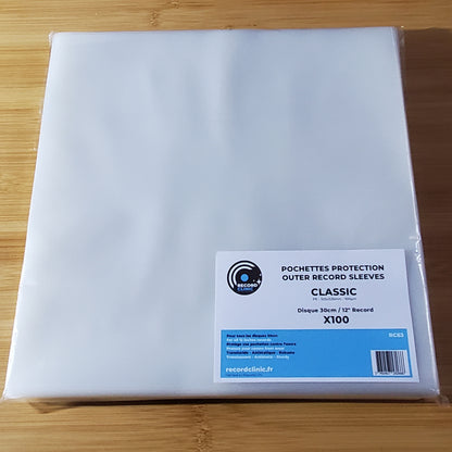 Premium 30cm Vinyl Record Sleeves (x100) [Bulk]