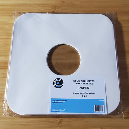 [P] 12" paper sleeves with hole (x100)
