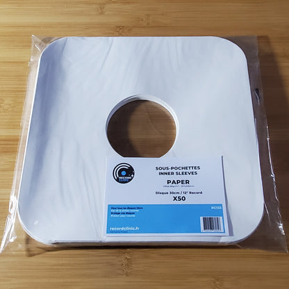 [P] 12" paper sleeves with hole (x100)