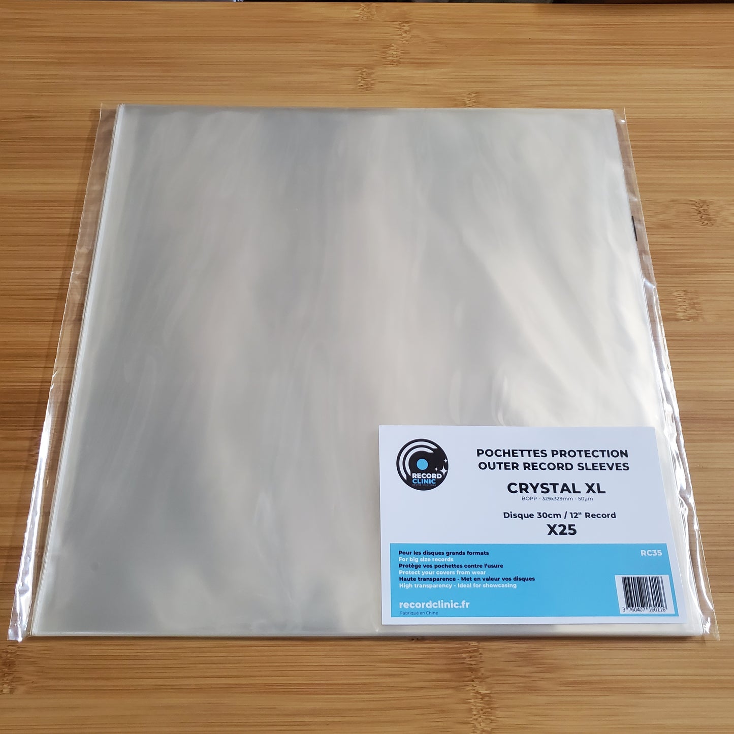 Crystal 12" XL Protective Sleeves