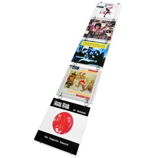 Présentoir mural en crochet métalliques 12"