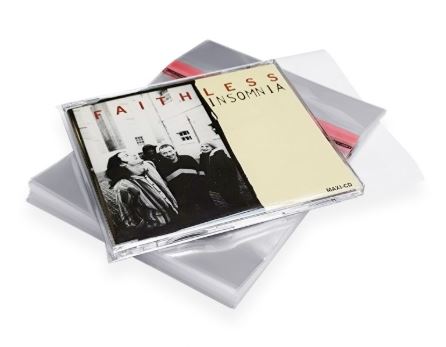 Pochettes protection Maxi-CD/Digipack refermables (x100)