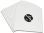 Pochettes Carton Double Trous 12" Blanches (x10)
