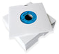 Pochettes Carton Double Trous 7" Blanches